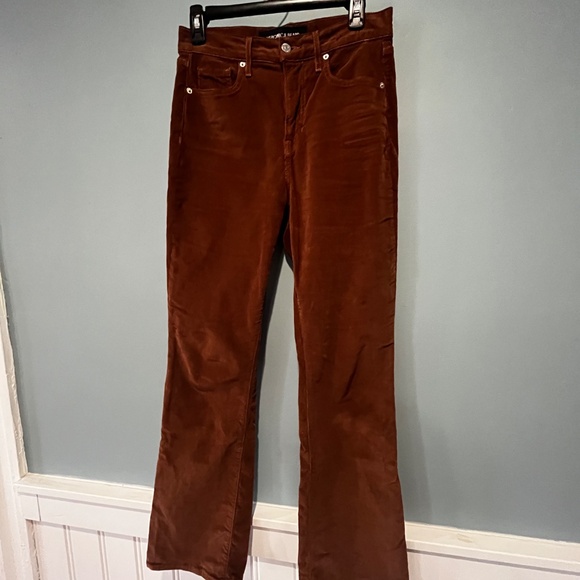 mid-rise bootcut corduroy pants - Picture 6 of 8